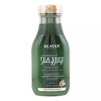 Очищающий шампунь для волос Beauty Tea Tree Beaver, 350 мл