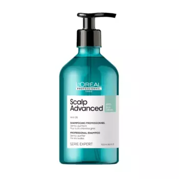 Очищающий шампунь для жирных волос scalp advanced anti-oiliness dermo-purifier shampoo LOral Professionnel Paris, 500 мл