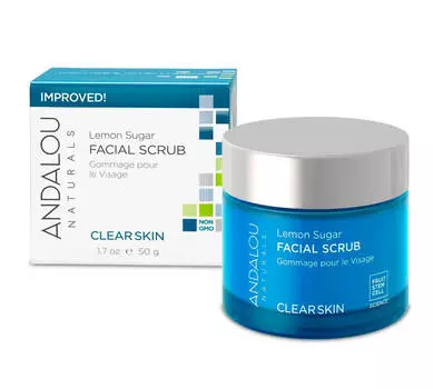 Очищающий скраб для лица Andalou Naturals, 50 мл