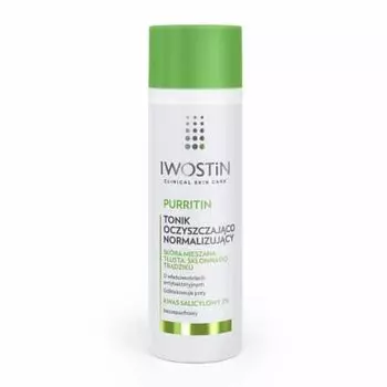 Очищающий тоник, нормализующий пурритин, 200 мл Iwostin