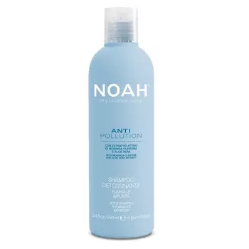 Очищающий - увлажняющий шампунь для волос anti pollution detox shampoo Noah, 250 мл