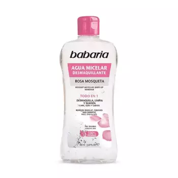 Очистите и удалите макияж Agua Micelar Desmaquillante Babaria, 400 ml