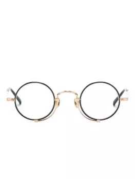 Очки 10103H в круглой оправе Matsuda, черный