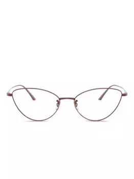 Очки 1988RX в оправе 'кошачий глаз' Oliver Peoples, красный