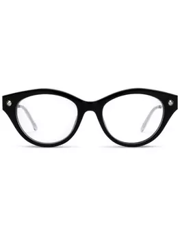Очки Alexander McQueen Eyewear, черный