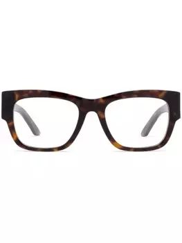 Очки Alexander McQueen Eyewear, коричневый