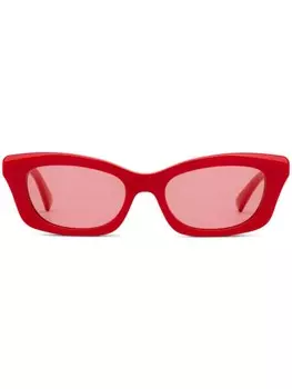 Очки Alexander McQueen Eyewear, красный
