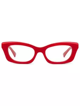 Очки Alexander McQueen Eyewear, красный