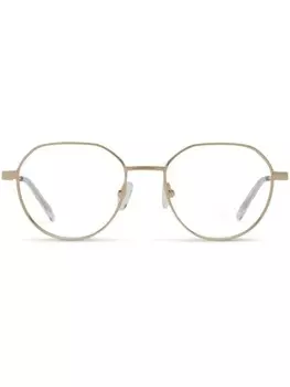 Очки Alexander McQueen Eyewear, золотой