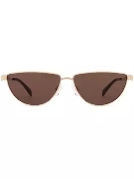 Очки Alexander McQueen Eyewear, золотой