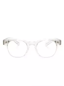 Очки Allenby в прямоугольной оправе Oliver Peoples, нейтральный