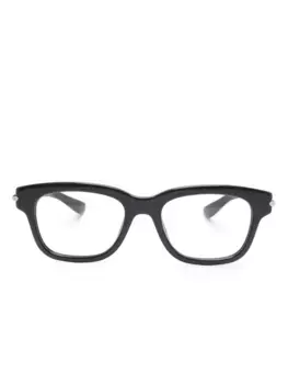 Очки AM0497O 007 Alexander McQueen Eyewear, серый