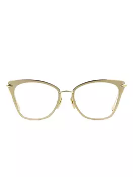 Очки Arise в оправе «кошачий глаз» Dita Eyewear, золотой