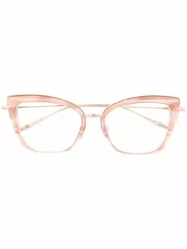 Очки Armoly в оправе 'кошачий глаз' Dita Eyewear, золотой