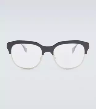 Очки-авиаторы fendi для путешествий Fendi, серый