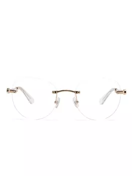 Очки без оправы Swarovski, золотой