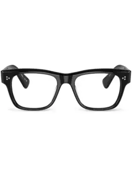 Очки Birell в квадратной оправе Oliver Peoples, черный