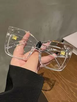 Очки большие с защитой от синего света, прозрачный