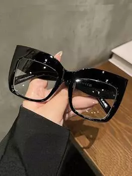 Очки большие с защитой от синего света, черный