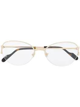Очки Cartier Eyewear C Dcor glass frames, золотой