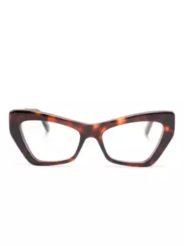Очки черепаховой расцветки Balenciaga Eyewear, красный