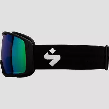 Очки Clockwork RIG Reflect с низким мостиком Sweet Protection, цвет Matte Black/Black/RIG Emerald