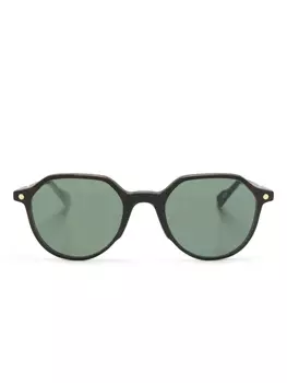 Очки Clubber в круглой оправе Snob, коричневый