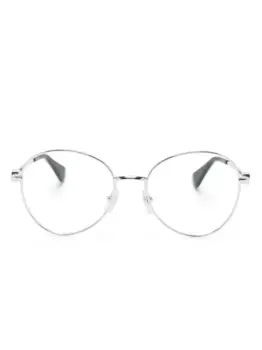 Очки CT0449O в круглой оправе Cartier Eyewear, серебяный