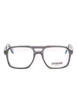 Очки Cutler & Gross в квадратной оправе, серый