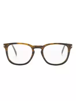 Очки DB 7022 в квадратной оправе Eyewear by David Beckham, коричневый