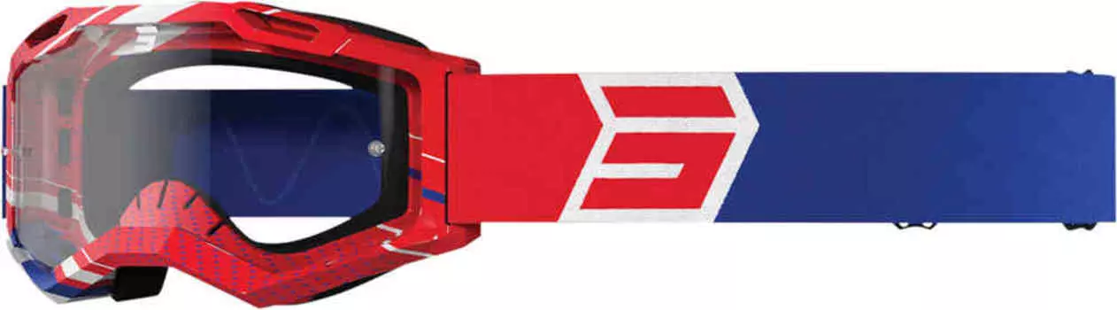 Очки для мотокросса Assault 2.0 Drop Shot, синий/красный