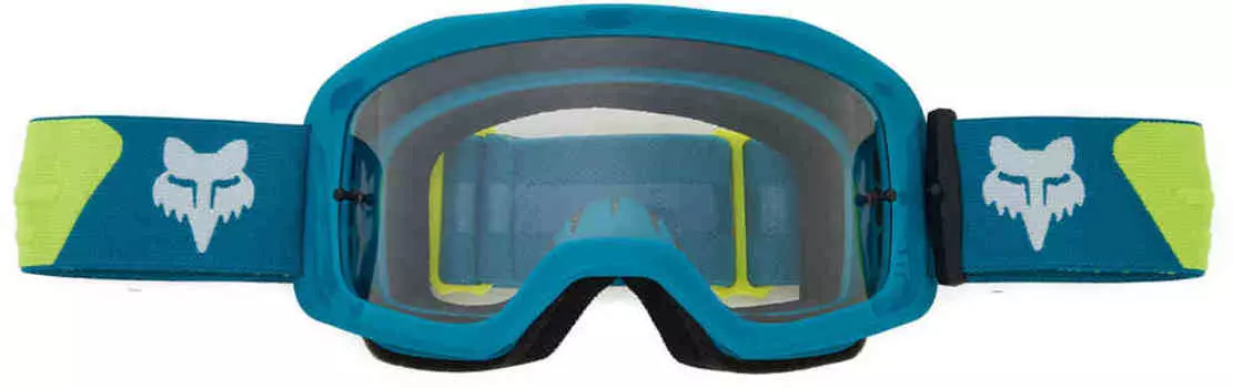 Очки для мотокросса Main Core FOX, синий/желтый