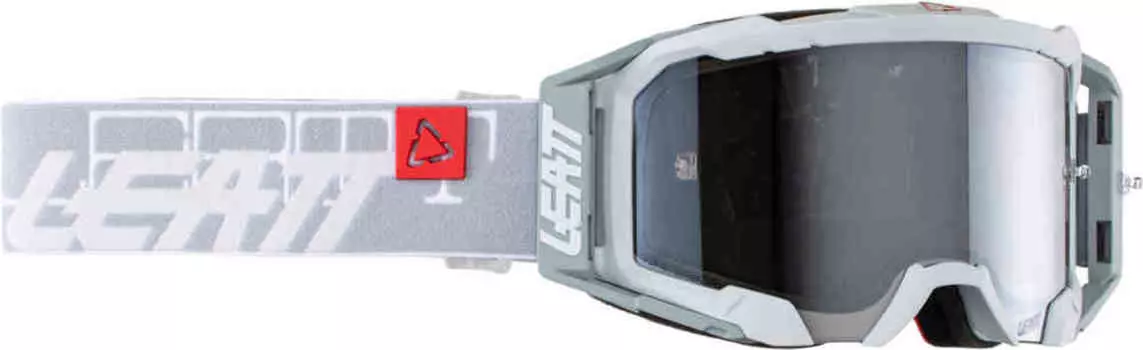 Очки для мотокросса Velocity 5.5 Iriz Logo 2024 Leatt, серый/красный
