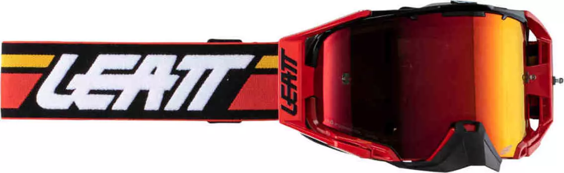 Очки для мотокросса Velocity 6.5 Iriz 2024 Leatt, черный красный