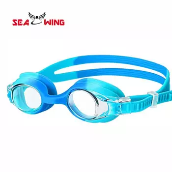 Очки для плавания QINGHONG, детские очки, водонепроницаемые и противозапотевающие, профессиональные очки для плавания SJT1207, синие, 2 шт