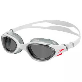 Очки для плавания Speedo Biofuse 2.0, цвет White/Red/Light Smoke