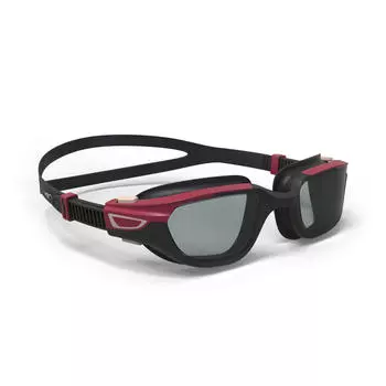 Очки для плавания Spirit черные/красные/бежевые дымчатые кристаллы, размер L Nabaiji