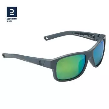Очки спортивные Decathlon поляризационные для велоспорта, темно-синий/кирпичный