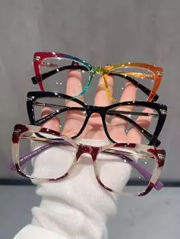 Очки для женщин, синий / черный