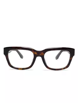 Очки Dolce & Gabbana Eyewear в квадратной оправе, коричневый