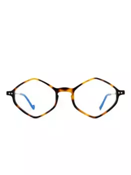 Очки Douze в геометричной оправе Eyepetizer, коричневый