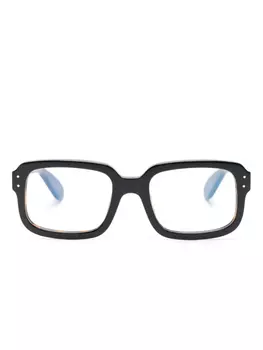 Очки Dude в квадратной оправе Lesca, черный
