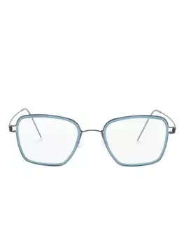 Очки Ebbe 50 в квадратной оправе Lindberg, синий