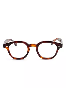 Очки Epos Bronte 3 в овальной оправе из черепахового панциря, коричневый