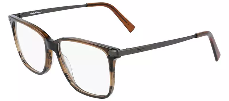 Очки Ferragamo SF2877 216 Square Salvatore Ferragamo, цвет multi