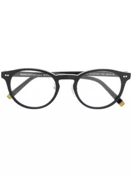 Очки Fran Kiemp в круглой оправе Moscot, черный