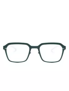 Очки Garland в квадратной оправе Mykita, зеленый