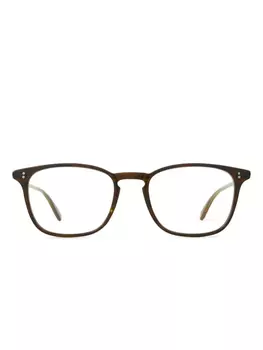 Очки Garrett Leight в квадратной оправе, коричневый
