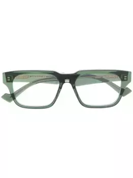 Очки GG0963 в квадратной оправе Gucci Eyewear, зеленый
