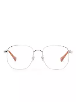 Очки GG1420OK в массивной оправе Gucci Eyewear, серебяный